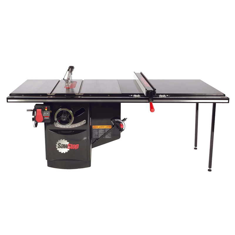 5 HP 1PH 230V Industrial Cabinet Saw with 52" Industrial T-Glide Fence System